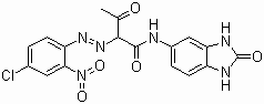 Pigmento-arancio-36-molecolare-Struttura